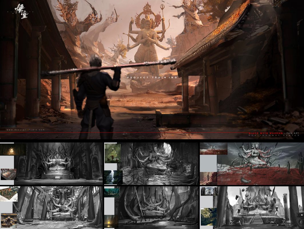 Black Myth Wukong DSculpt Studio 3D Art Oursourcing