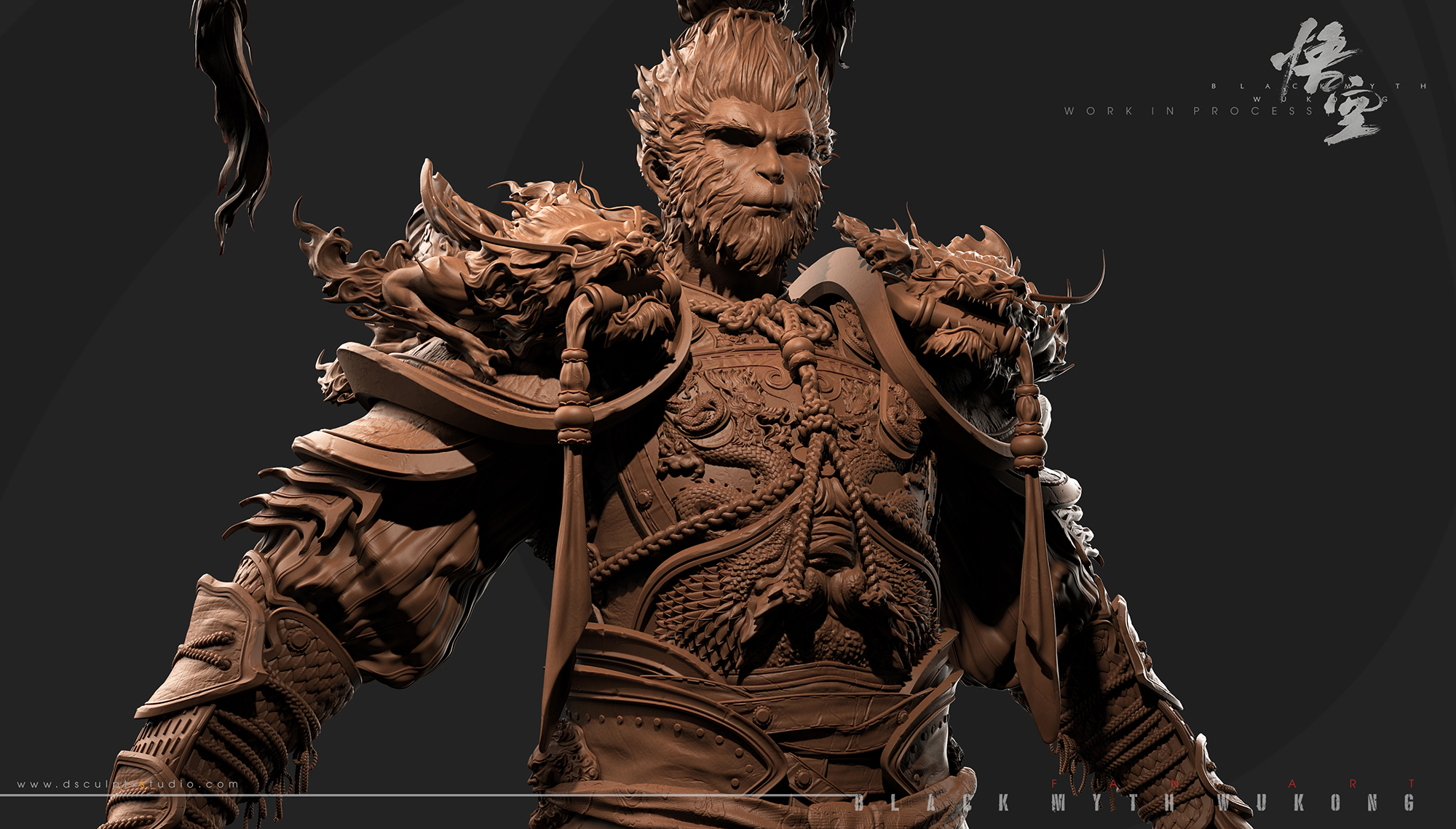 Black Myth Wukong 04 DSculpt Studio 3D Art Oursourcing